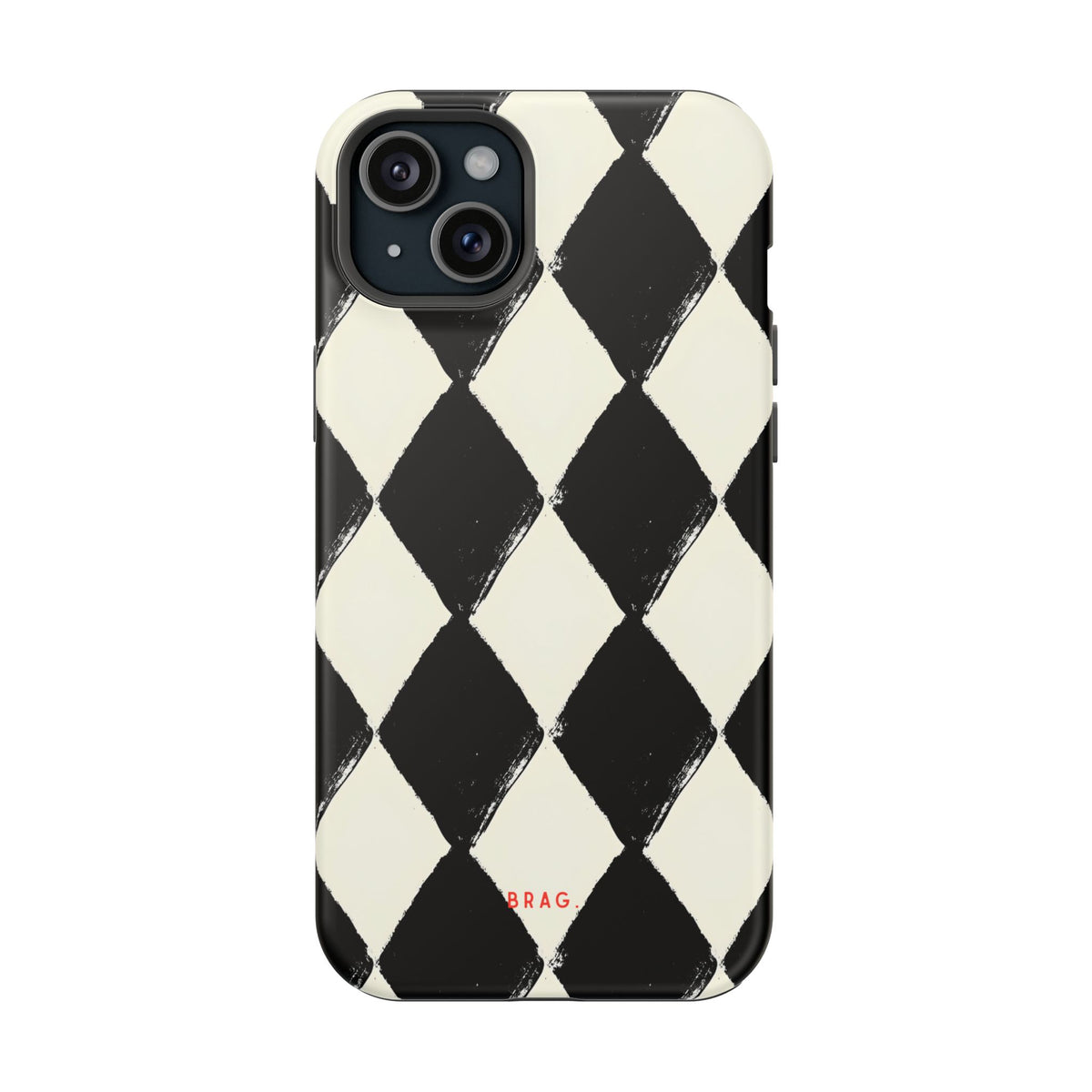 Ivory Harlequin Magnetic Impact-Resistant Phone Case
