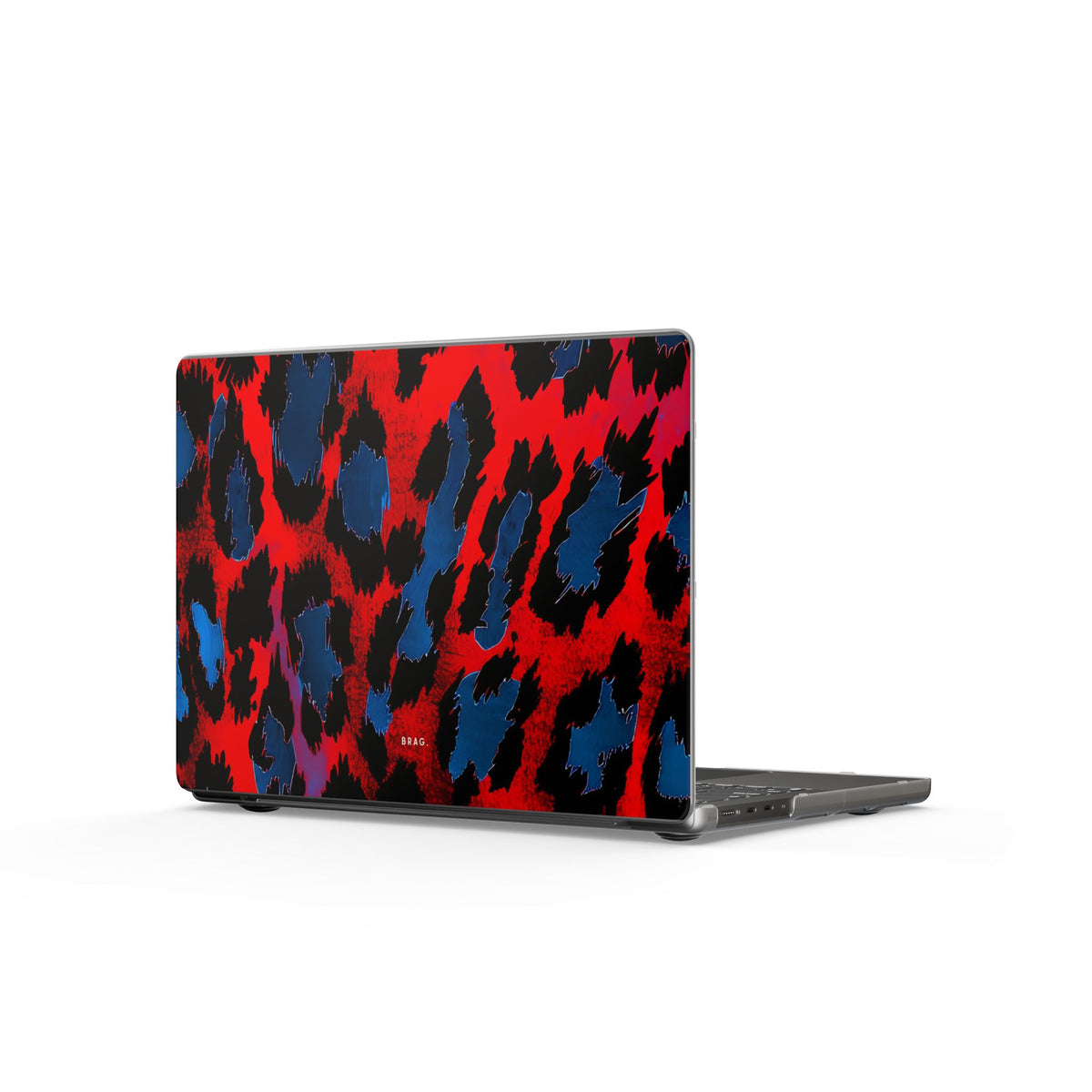 Blue Heat Matte MacBook Case — Slim Protective Laptop Cover