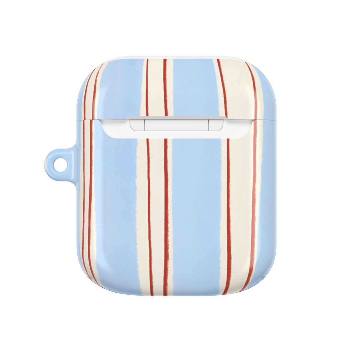 Blue Linen AirPod Case – Slim Protective Charging Case
