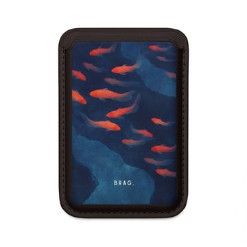 Midnight Swim MagSafe Vegan Wallet — Slim Phone Card Holder