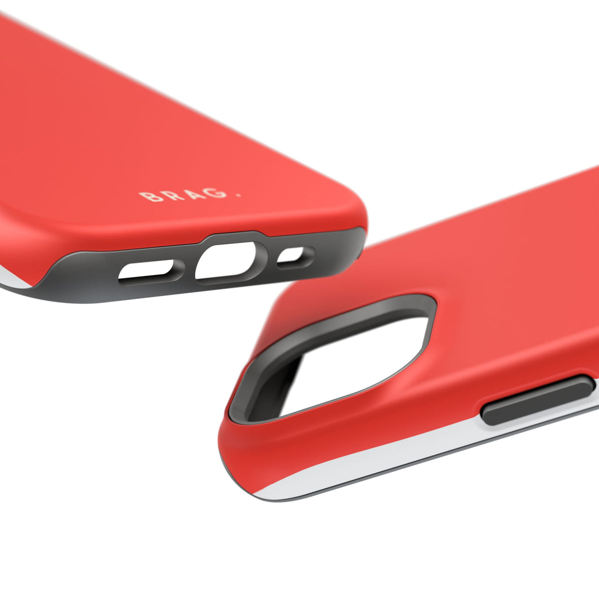 Brag Red Magnetic Impact-Resistant Phone Case