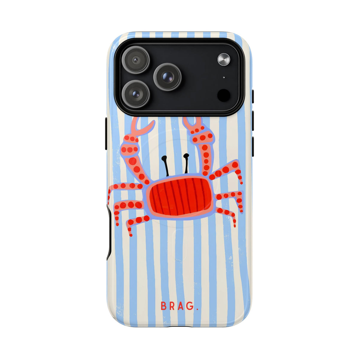 Azure Crab MagSafe Tough Phone Case — Magnetic Protective Cover