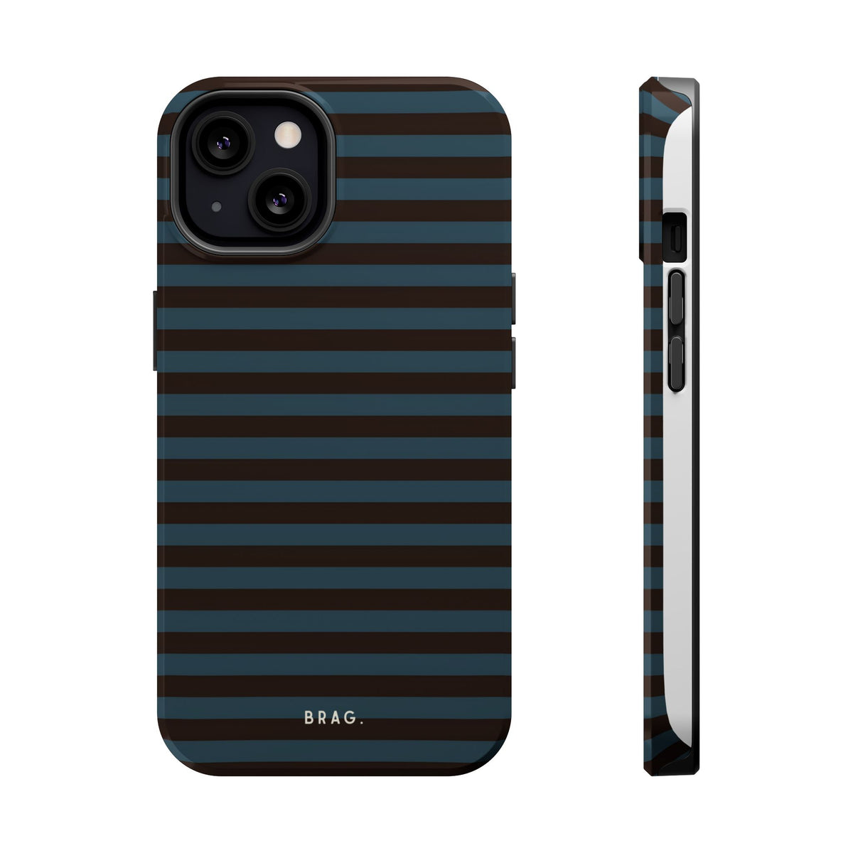 Seaside Stripe Magnetic Impact-Resistant Phone Case