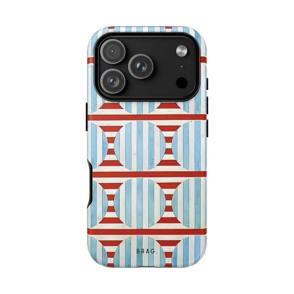 Riviera Stripe Tough Phone Case – Shockproof Protective iPhone Cover