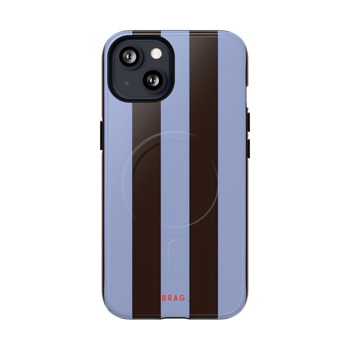 Grayscale Gradient MagSafe Tough Phone Case — Magnetic Protective Cover