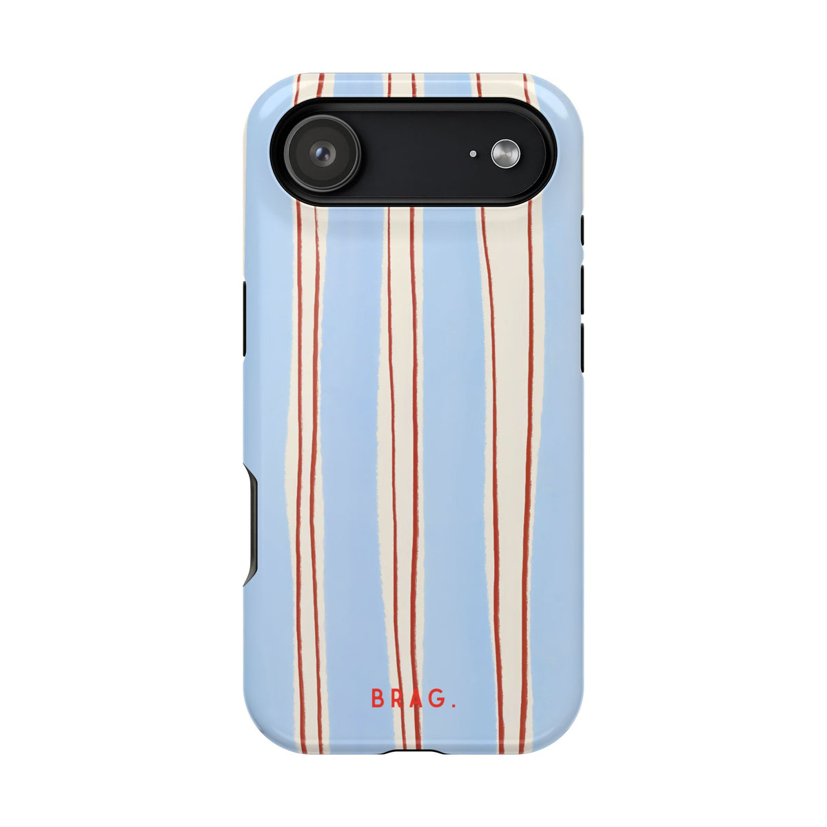 Blue Linen Magnetic Impact-Resistant Phone Case