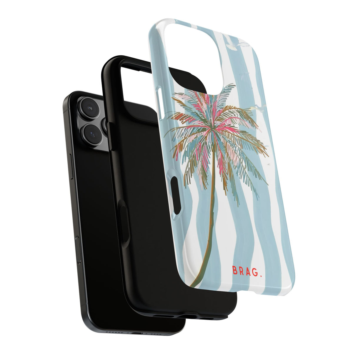 Palm Breeze Tough Phone Case – Shockproof Protective iPhone Cover