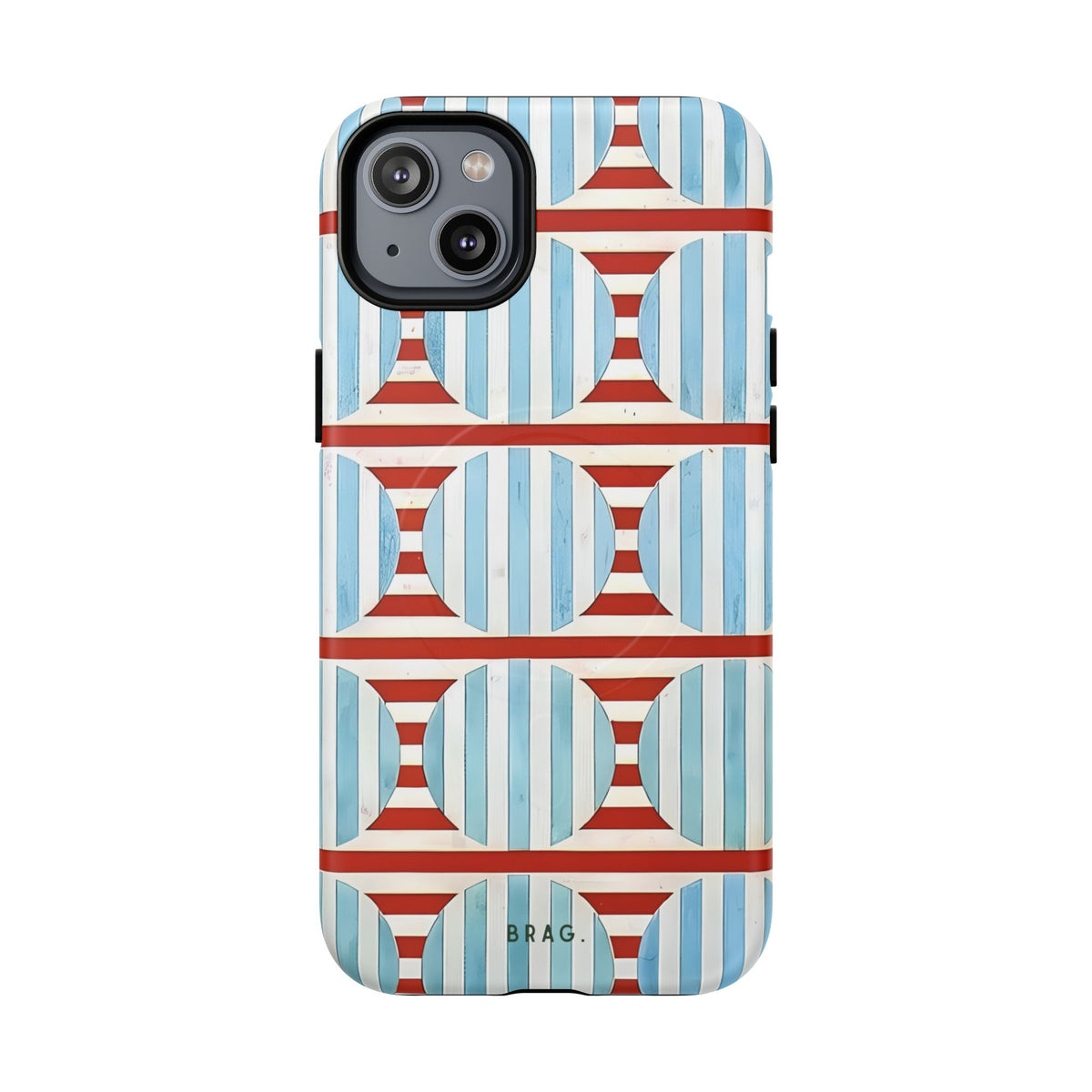 Riviera Stripe MagSafe Tough Phone Case — Magnetic Protective Cover