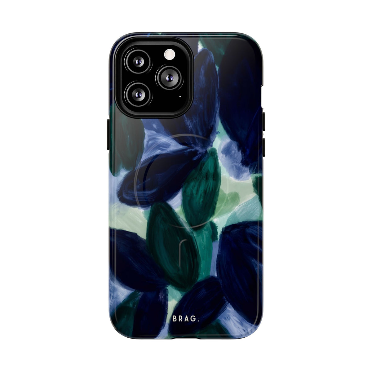 Indigo Garden MagSafe Tough Phone Case — Magnetic Protective Cover