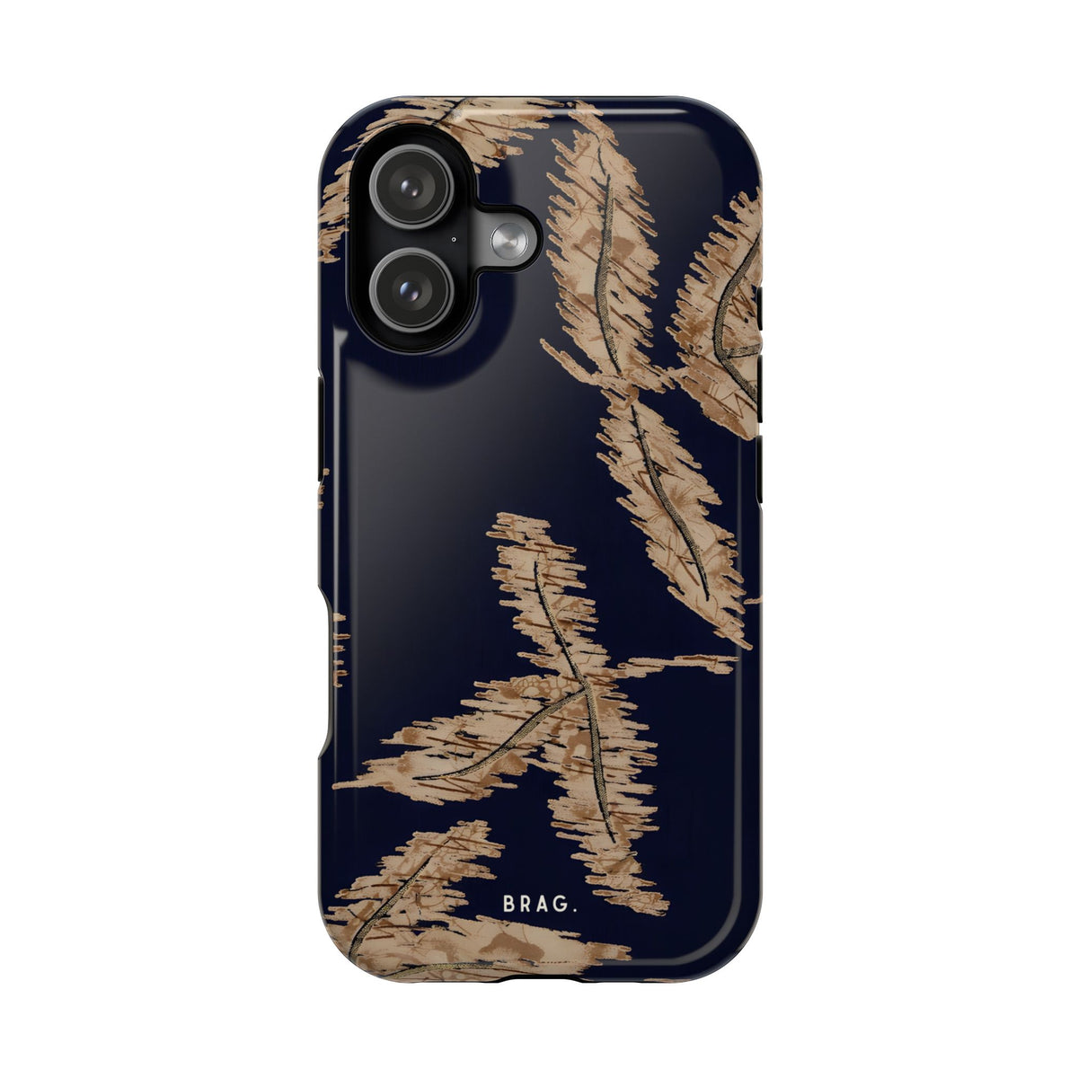 Golden Fern Magnetic Impact-Resistant Phone Case