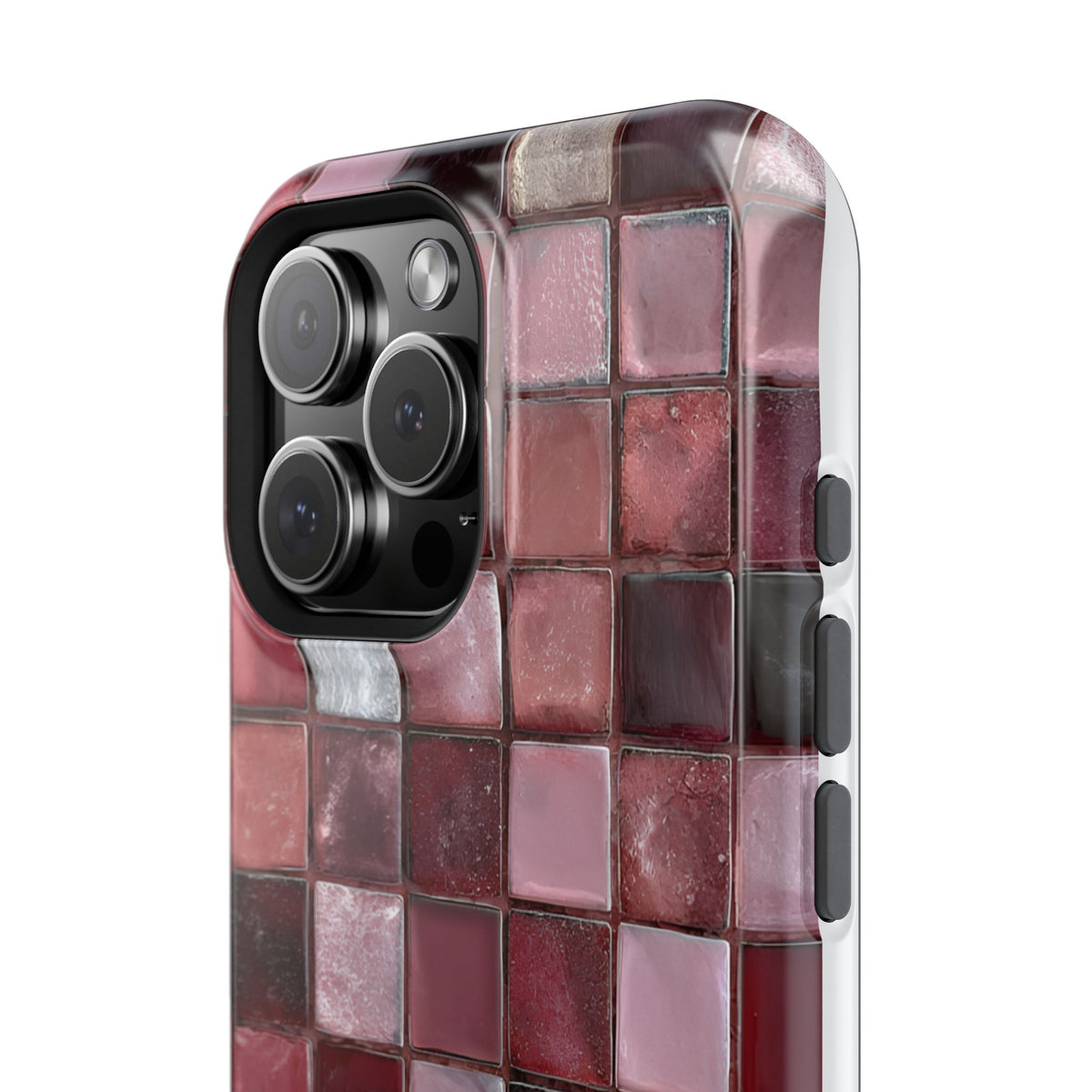 Cherry Tile Magnetic Impact-Resistant Phone Case