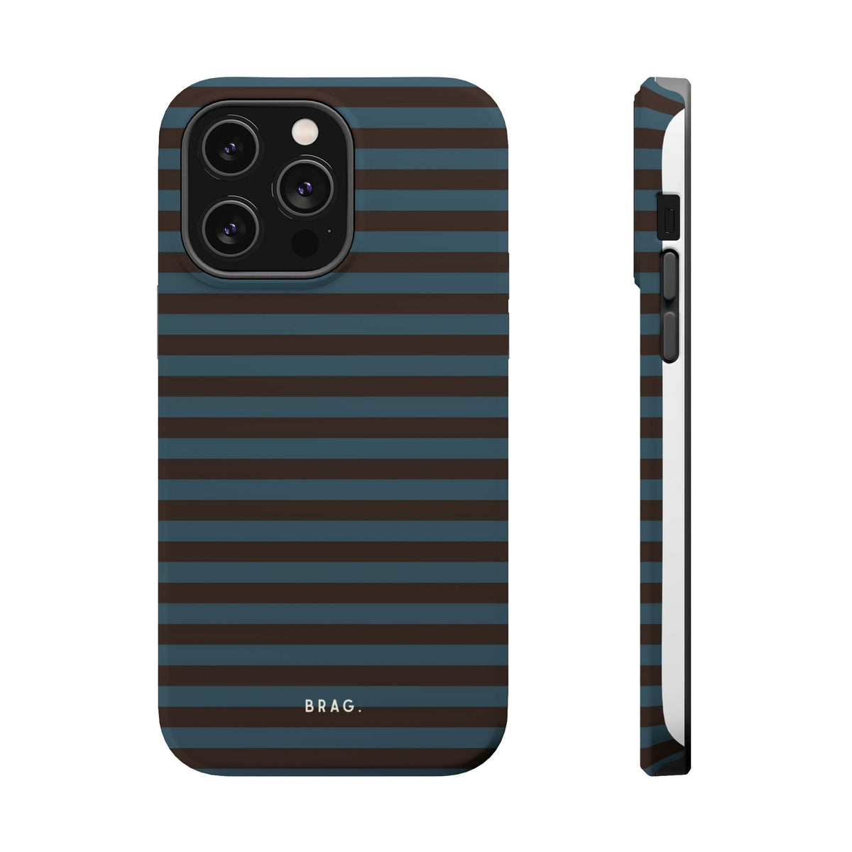 Seaside Stripe Magnetic Impact-Resistant Phone Case