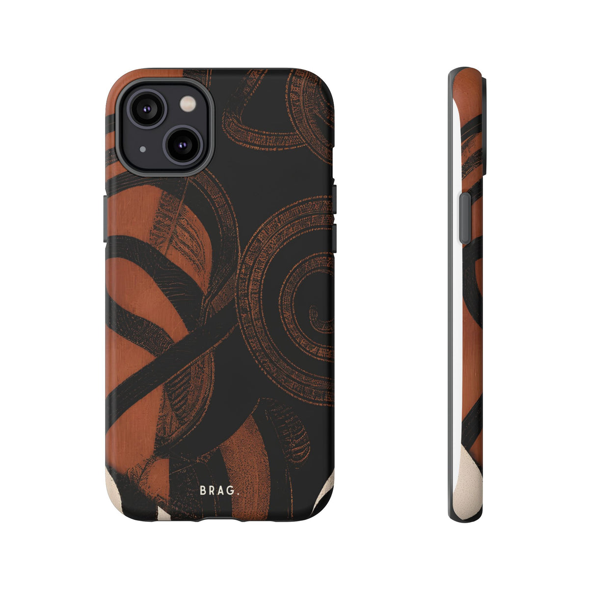 Mighnight Spiral Tough Phone Case – Shockproof Protective iPhone Cover