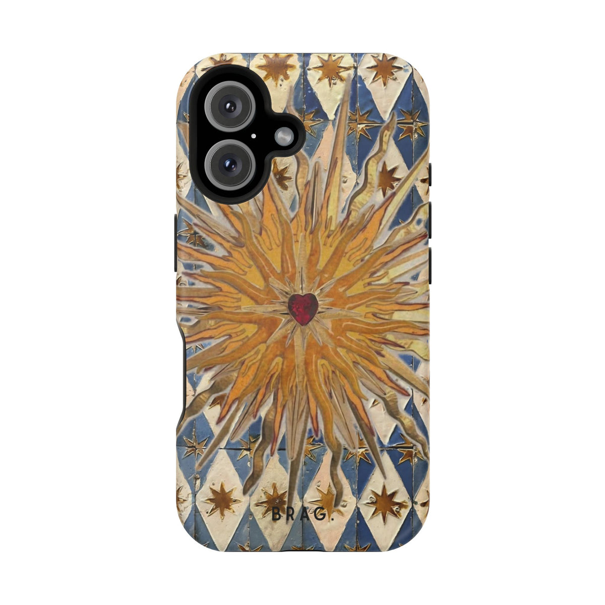 Fortune Heart Magnetic Impact-Resistant Phone Case