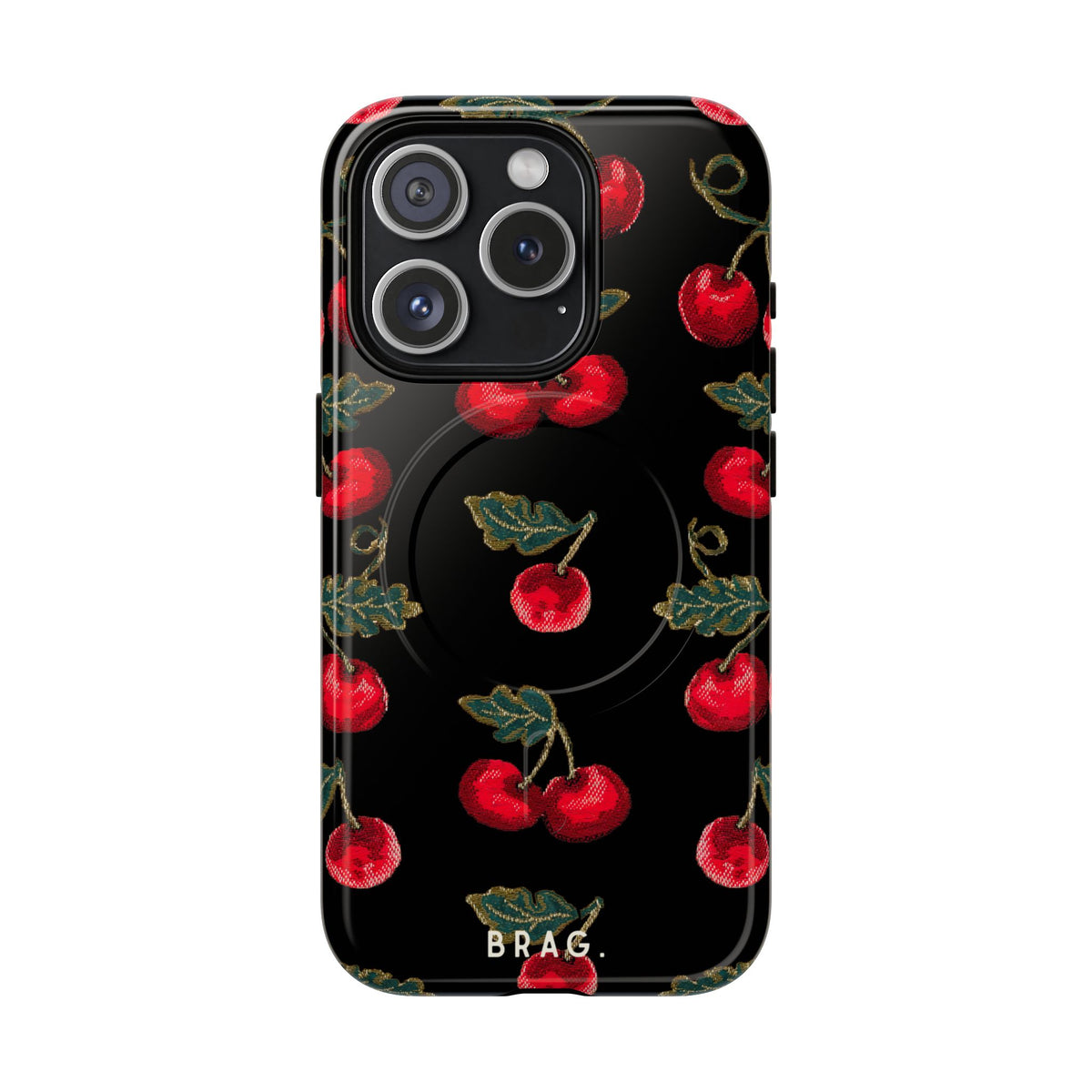 Cherry Bomb MagSafe Tough Phone Case — Magnetic Protective Cover