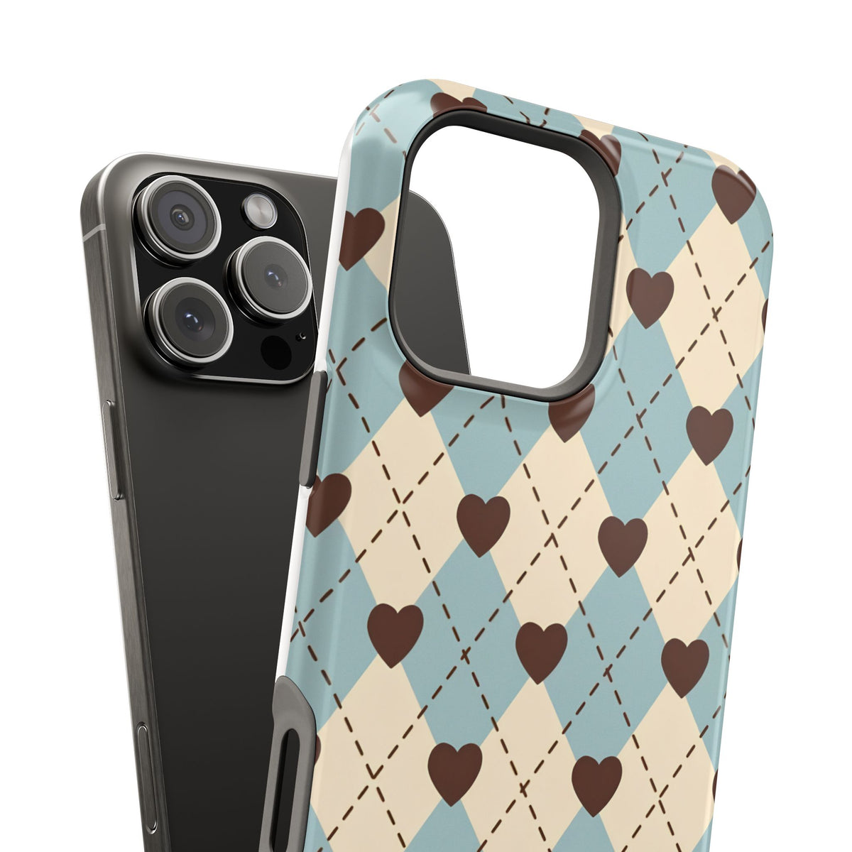 Sweetheart Plaid Magnetic Impact-Resistant Phone Case
