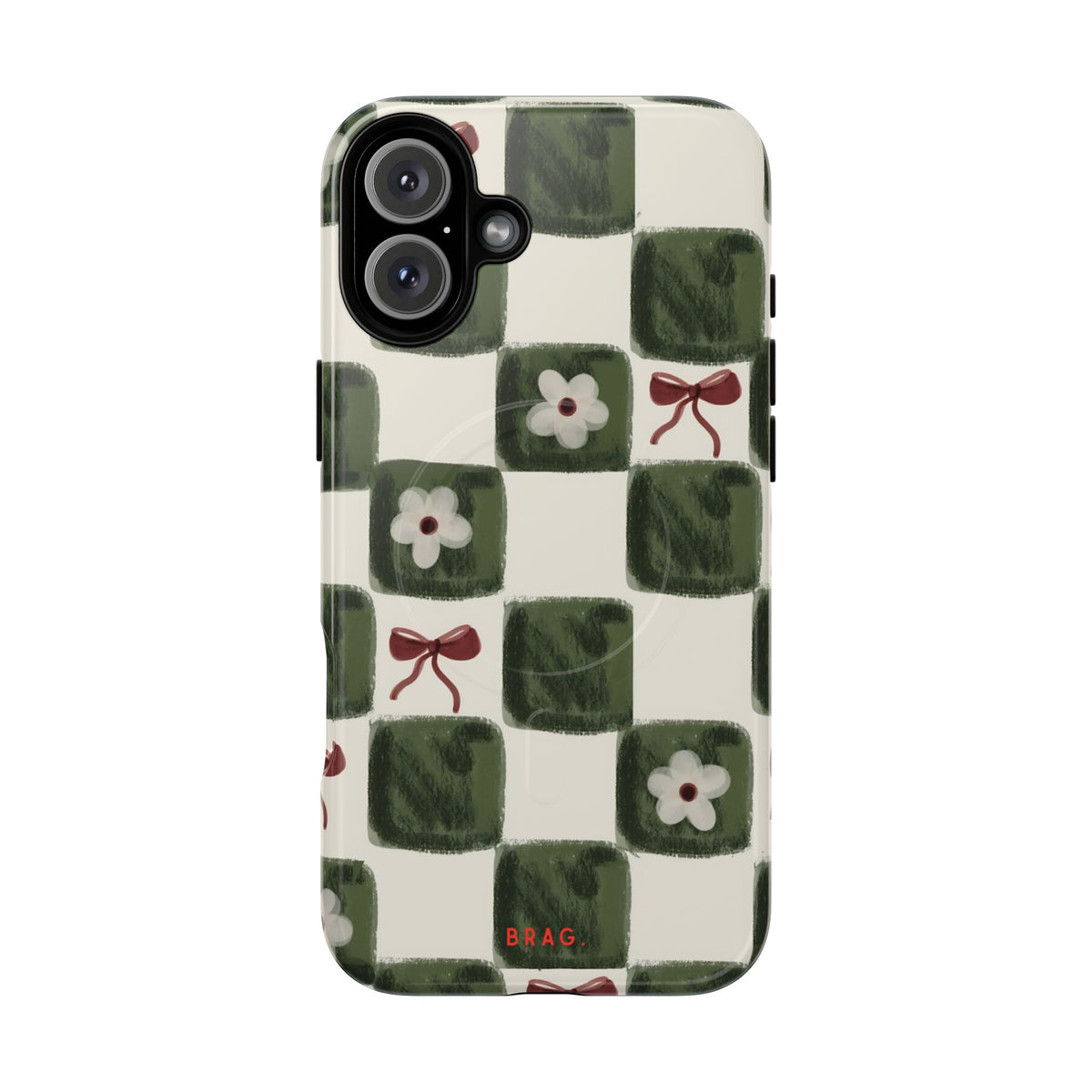 Garden Mosaic MagSafe Tough Phone Case — Magnetic Protective Cover