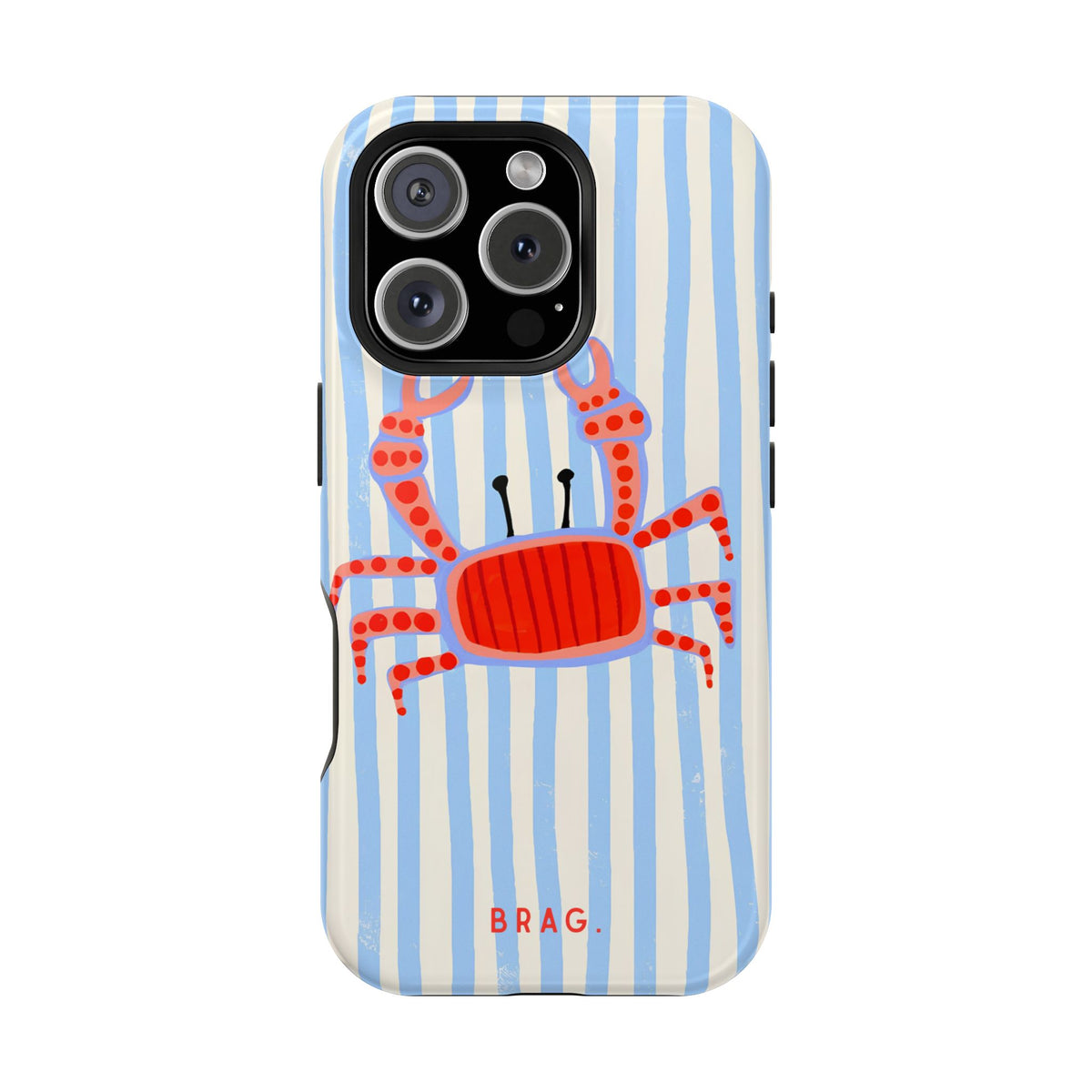 Azure Crab Magnetic Impact-Resistant Phone Case